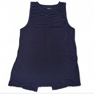 Athleta Navy Sleeveless Performance Tank